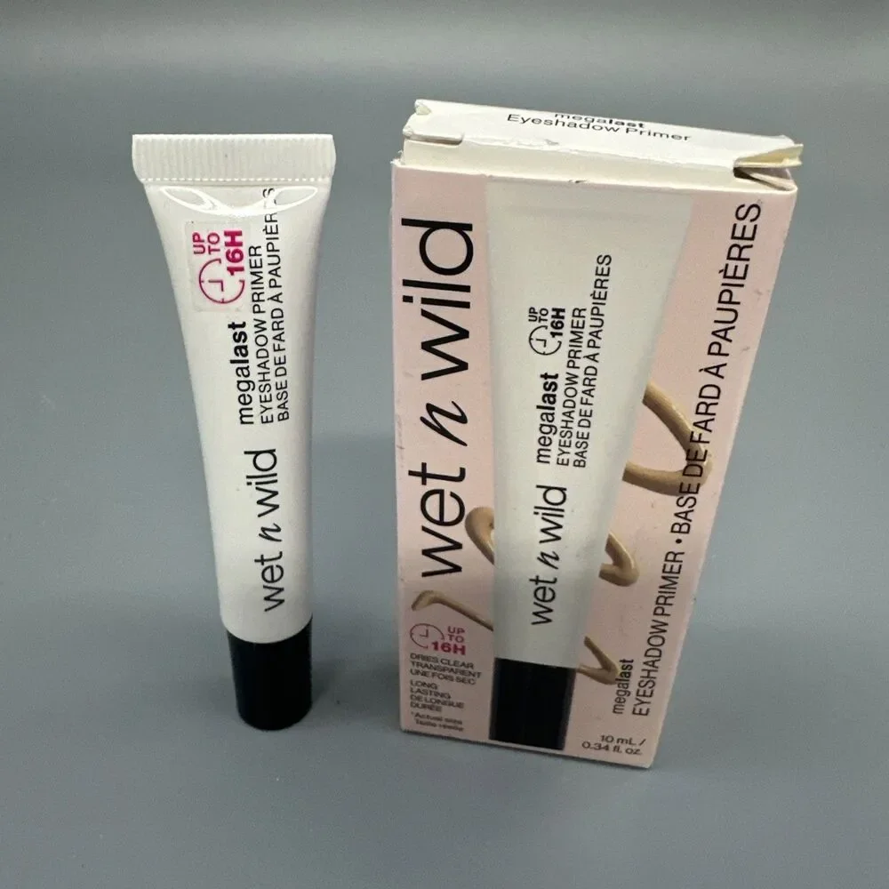 Wet N Wild Megalast Eyeshadow Primer, 0.03 Ounce (Pack of 2), Beige 10ml 1115561